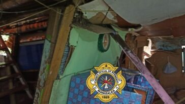 Una vivienda colapsada y una evacuada deja emergencia en el barrio San Ignacio de Manizales