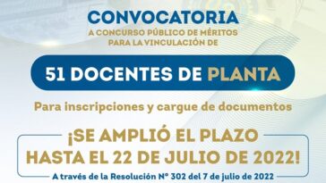 Unimagdalena amplió el plazo de inscripción al concurso docente 2022