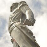 Vandalizan estatua de Bolívar en El Paraíso