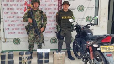 20 kilos de marihuana incautados y una moto inmovilizada dejan planes de control en el occidente del Huila