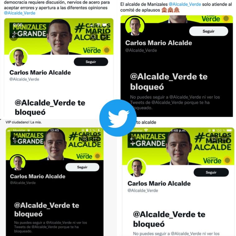 Alcalde de Manizales invita al diálogo, pero bloquea a los ciudadanos en las redes sociales