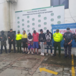 Asegurados seis presuntos integrantes del grupo delincuencial Los Panas, dedicado al hurto en todas sus modalidades en Ocaña (Norte de Santander)