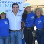 El alcalde de Barrancas, Iván Mauricio Soto Balan, como siempre muy entusiasta, a la hora de realizar cualquier actividad que beneficia enormemente al pueblo.