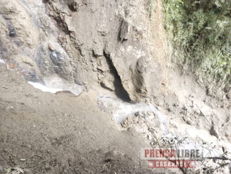 Avalancha arrasó bocatoma del acueducto de La Salina