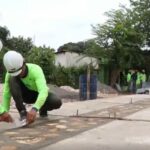 Avanza a buen ritmo la placa huella en San Sebastián, Lorica