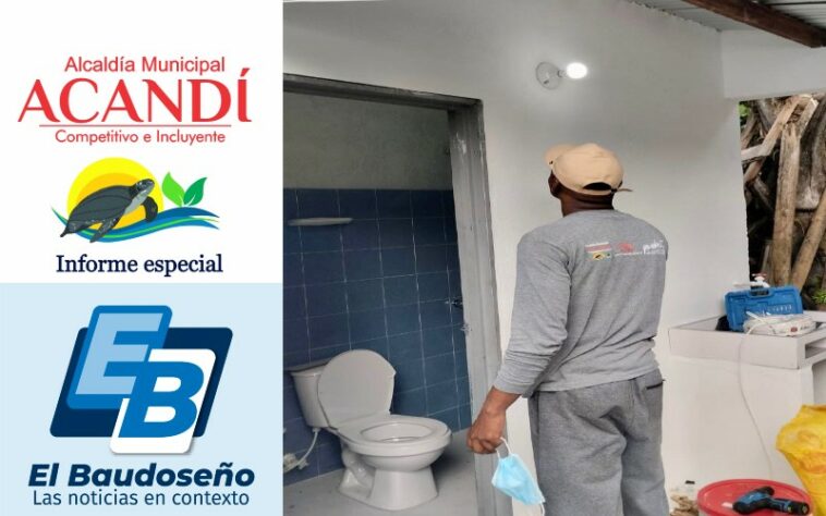 Avanza positivamente la construcción de 300 unidades sanitarias en el Municipio de Acandí – Chocó.