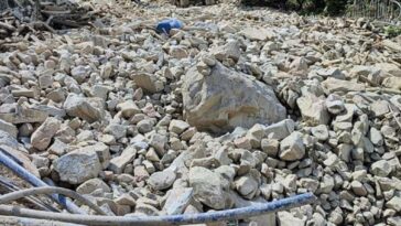 Avanzan las labores remoción de tierra en la Quebrada Pantanos de Marmato