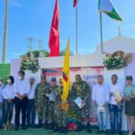 Aspecto de la conmemoración del día de la Batalla de Boyacá que se realizó en Barrancas.