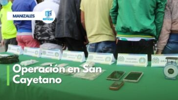 Capturaron a seis personas que distribuían droga en San Cayetano