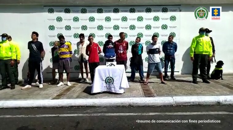 Cárcel para presuntos integrantes de los anfibios señalados del tráfico de estupefacientes en comuna 11 de Ibagué (Tolima)