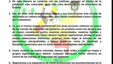 Clan del Golfo anuncia la interrupción del plan pistola contra policías en Colombia