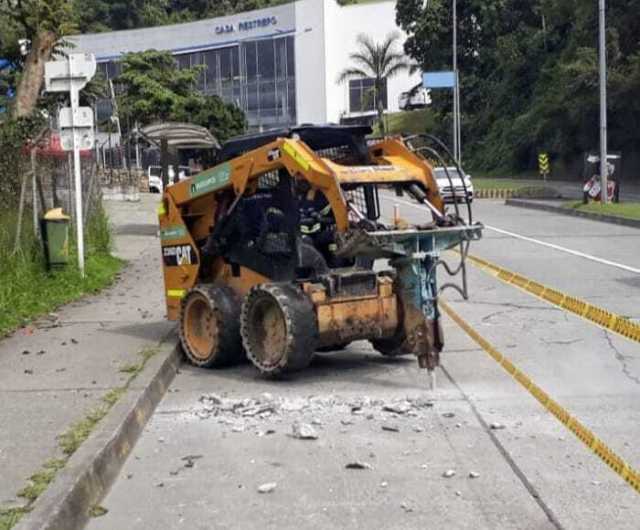Comenzaron las obras de mantenimiento de la avenida Alberto Mendoza