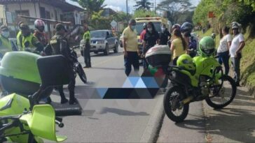 De un infarto falleció  motociclista en la vía Armenia – Montenegro