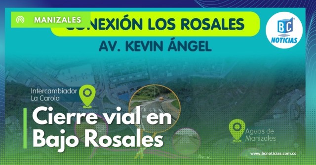 Desde este lunes se tendrá cierre total en la entrada a la conexión de la Av. Kevin Ángel y Bajo Rosales