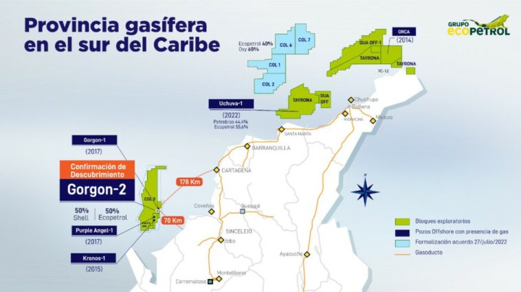 Ecopetrol confirmó provincia gasífera en el caribe colombiano