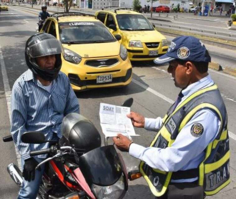 El 61 % de las motos en Colombia no tiene el Soat vigente