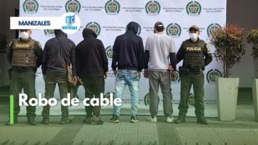 En La Cumbre capturaron a cuatro hombres que robaban cable de Tigo UNE