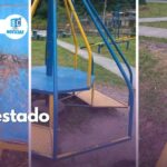 En el barrio Eucaliptos denuncian el mal estado del parque infantil