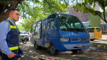 En operativos, buseta fue inmovilizada en Yopal