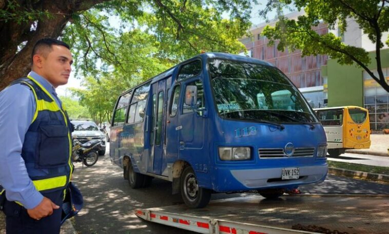 En operativos, buseta fue inmovilizada en Yopal