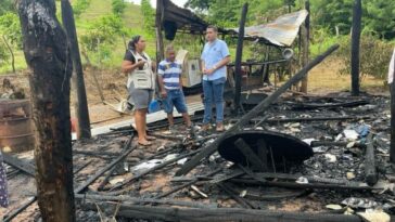Familia rural de Montería lo perdió todo en un incendio