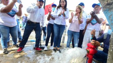 Oficialización del servicio de acueducto en Ciudad Paraíso.