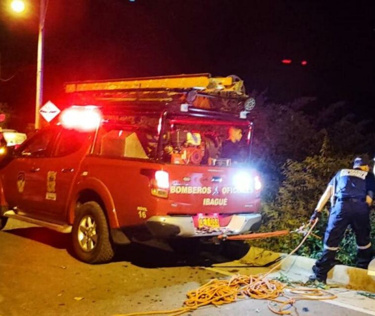 Ibagué: accidente de tránsito deja 2 muertos y 3 heridos en zona turística