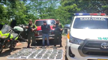 Incautan cerca de 100 paquetes de droga en el sur del Cesar
