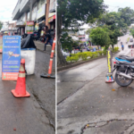 El espacio para peatones y vehículos que recorren las carreras 21, 22 y 23 con calle 13 es afectado a diario por las motocicletas y vehículos que son parqueados en las aceras y parte de las calzadas.