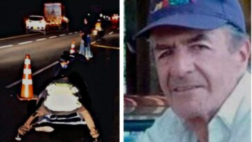 Jesús Hernán Álvarez falleció luego de ser atropellado por un tractocamión en la autopista del Café