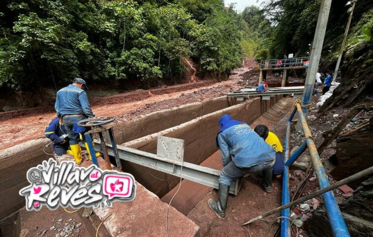 La EAAV adelanta obras para recuperar la Bocatoma de Villavicencio