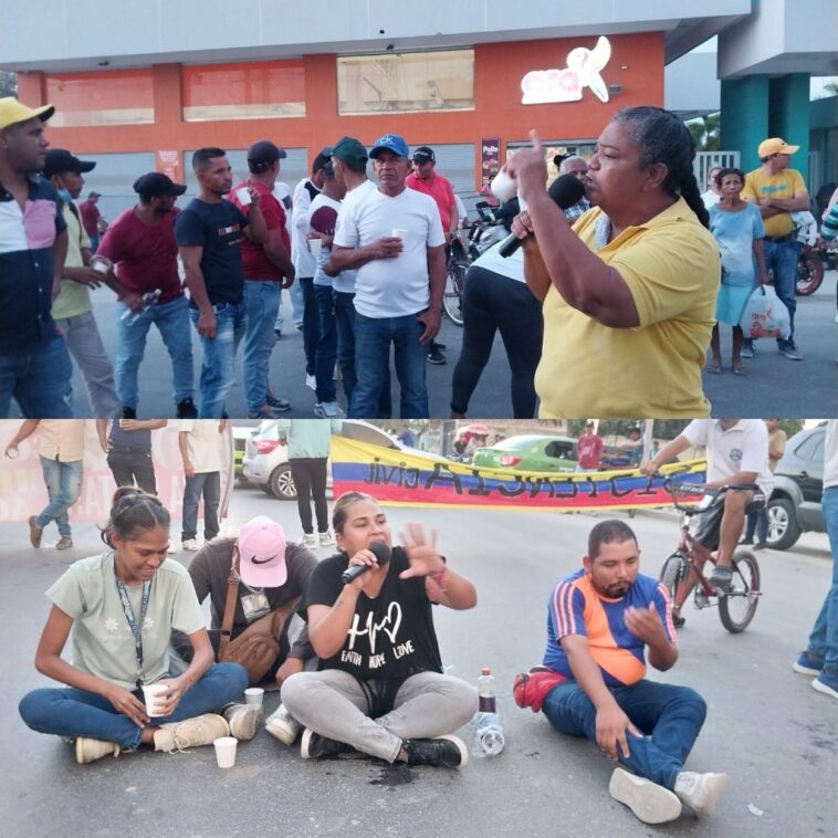 Líderes de Ciénaga protestaron en la Troncal del Caribe por aprobación de vigencias futuras para mantenimiento de espolones