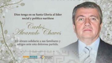Luto en Pasto por doloroso fallecimiento de Enrique Alvarado Chávez, importante líder político de la región