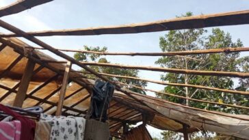 Más de 25 familias damnificadas por las lluvias en el oriente caldense