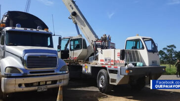 Movilidad: camión se salió de la vía entre Pore y Paz de ariporo, al norte de Casanare