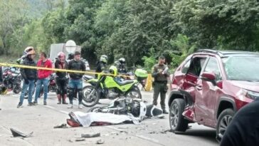 Muere motociclista en la vía La Vega- Villeta.