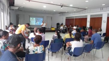 Conversatorio organizado por la Junta de Acción Comunal del barrio Paraíso de la Comuna 2 de Maicao