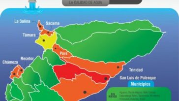 Nueve municipios de Casanare con riesgo por la calidad del agua
