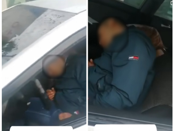 Profundamente dormidos «y chumados» habrían encontrado a dos hombres dentro de un carro, en Pasto