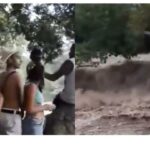 Video: pánico de turistas por creciente súbita del río Bonda en Santa Marta