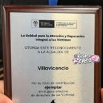 Villavicencio recibió reconocimiento por resultado ‘Ejemplar’ en la Unidad de Victimas