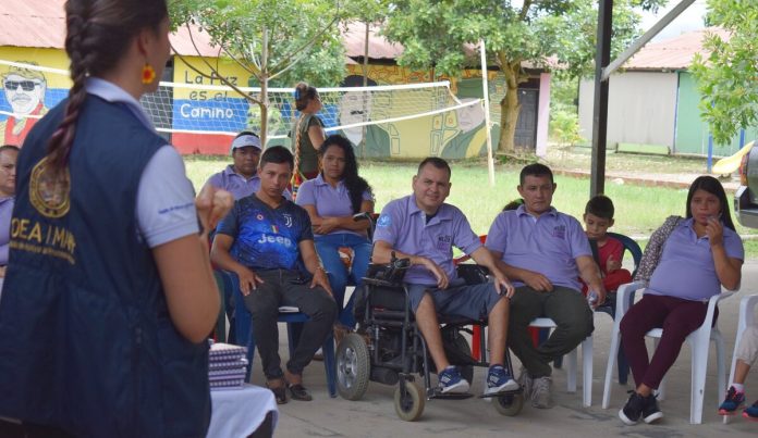 la discapacidad no es dificultad para construir paz en Arauca