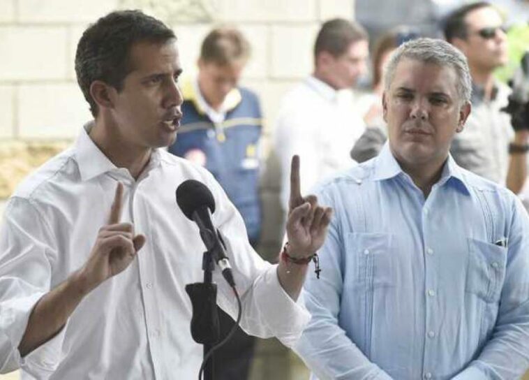 "Es digno heredero de nuestros libertadores": la despedida de Juan Guaidó a Iván Duque