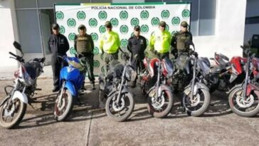 124 motocicletas que habían sido hurtadas han sido recuperadas en Bolívar