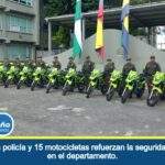 50 nuevos policía y 15 motocicletas refuerzan la seguridad humana en el departamento.