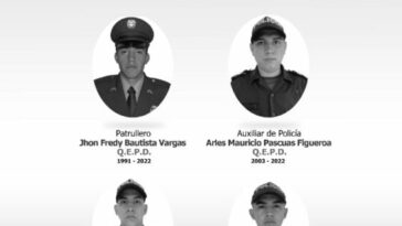 Asesinato de 7 Policías en el Huila consterna a Colombia.