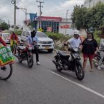 Caos vehicular por protesta de grupos antipeajes en Cartagena