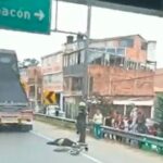 Ciclista fallecido y motociclista herido en dos accidentes en Facatativá.