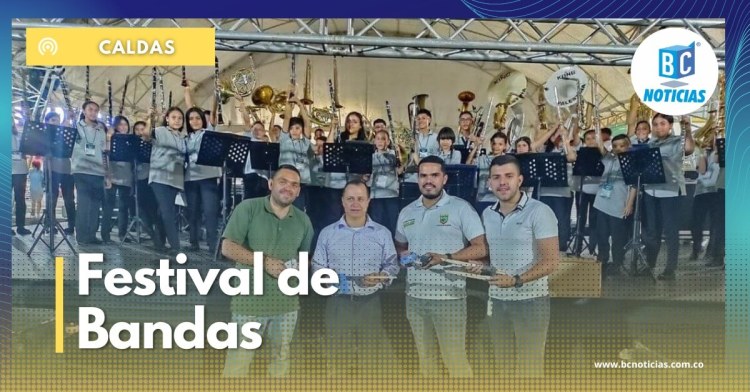 Comenzó en Palestina el Festival Departamental de Bandas Estudiantiles