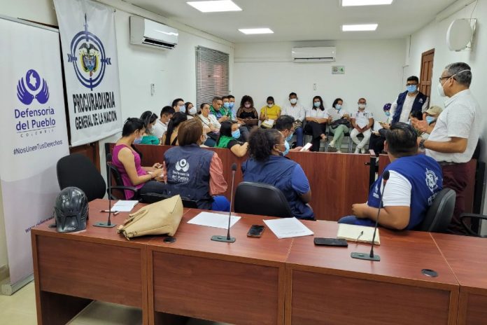 Defensoría reúne a instituciones para avanzar en soluciones ante barreras de acceso a la salud de indígenas en Arauca